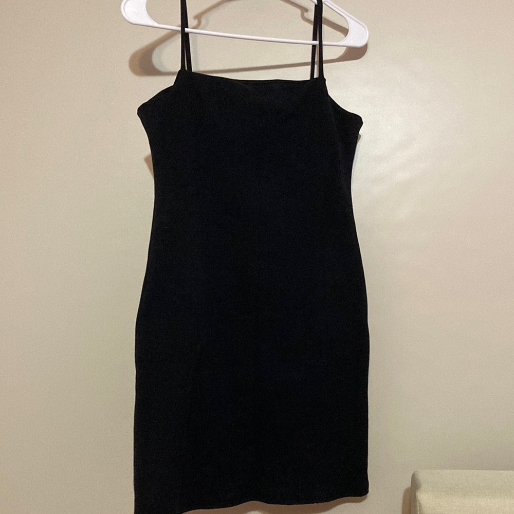 Oak + Fort Black Dress